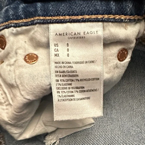 American Eagle Outfitters Light Blue Jean Shorts - Picture 3 of 3